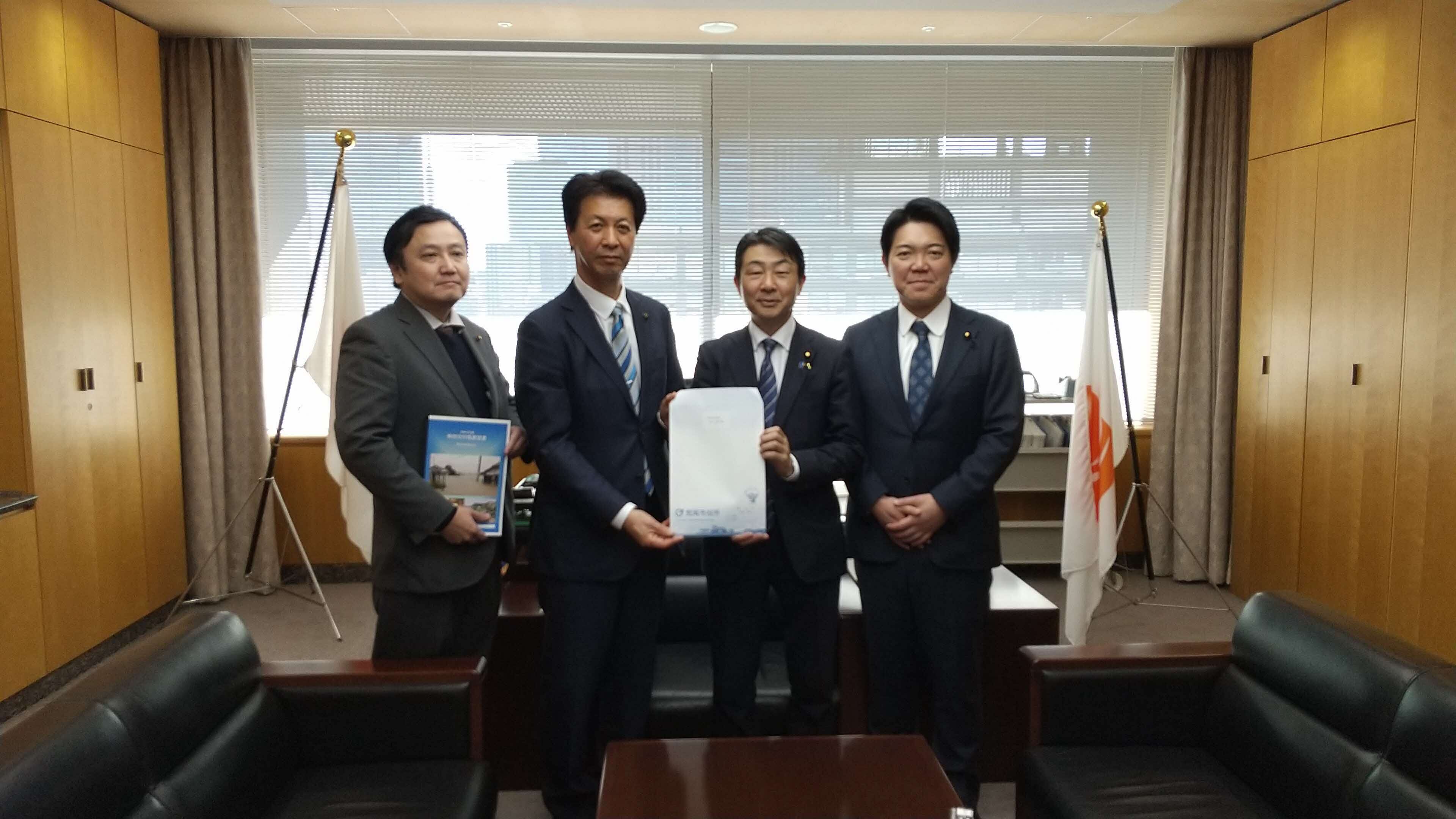 総務省への要望活動写真