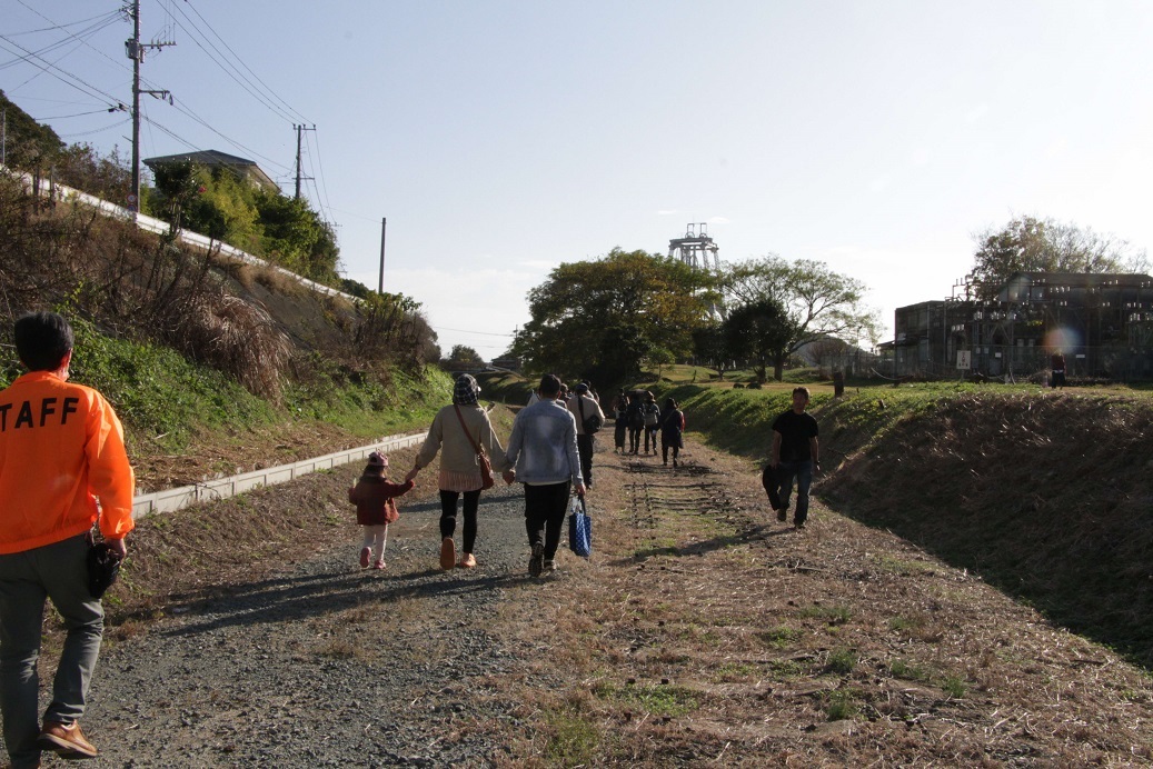 宮原坑・三池炭鉱専用鉄道敷跡